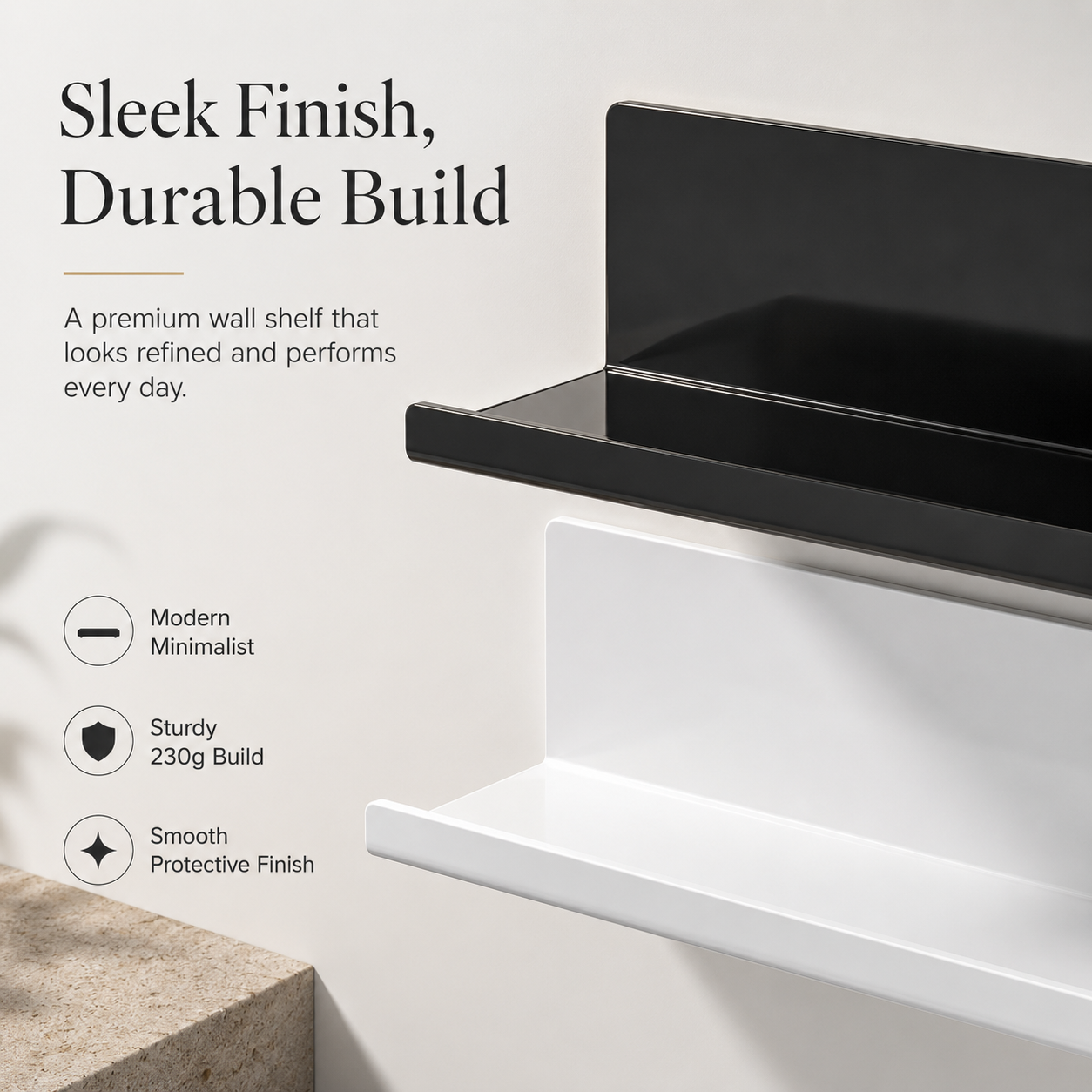 50％OFF⏳Buy One get one free🔥Super practical wall-mounted storage rack (no drilling required)