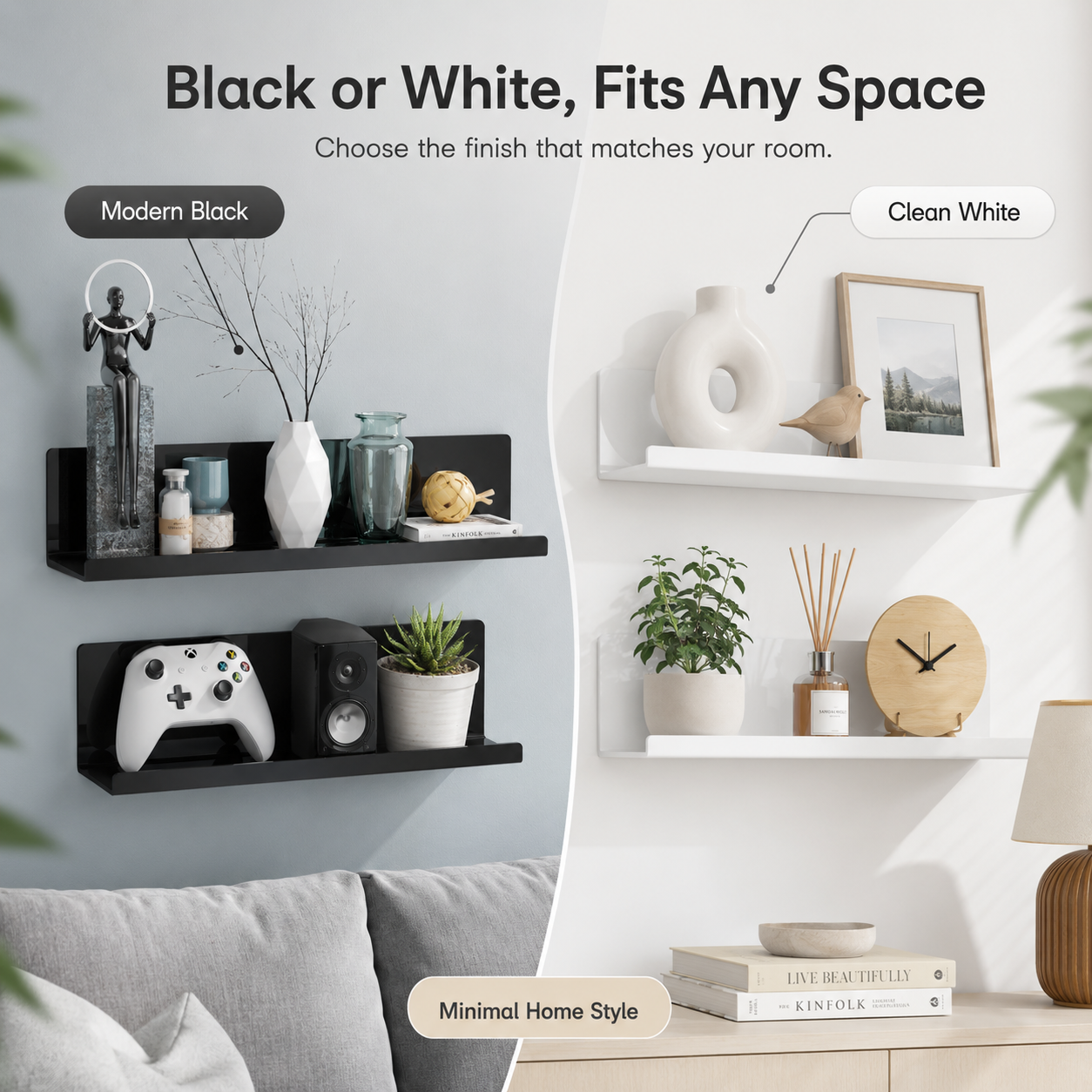 50％OFF⏳Buy One get one free🔥Super practical wall-mounted storage rack (no drilling required)