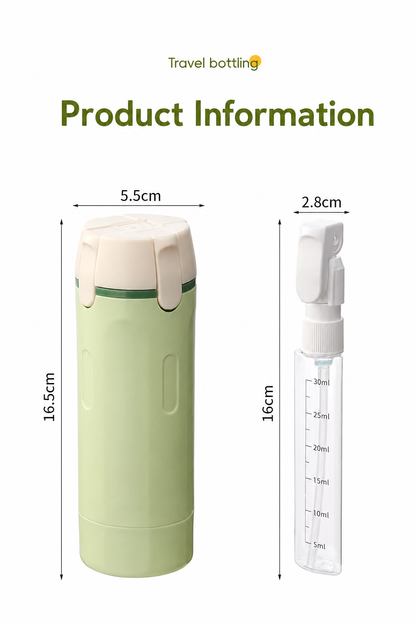 🔥Ultra-lightweight and eco-friendly four-in-one travel dispensing bottle