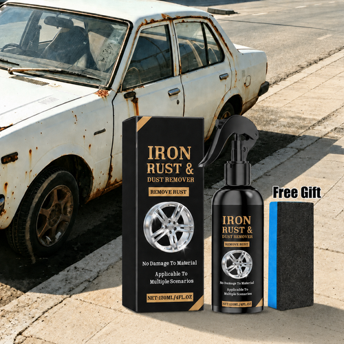 Automotive Rust Remover Spray 120ML 🚗 Fast & Effective Metal Cleaner