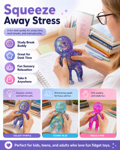 50％OFF Limited Time Deal✨Galaxy Glitter Squishy Baby Stress Relief Toy