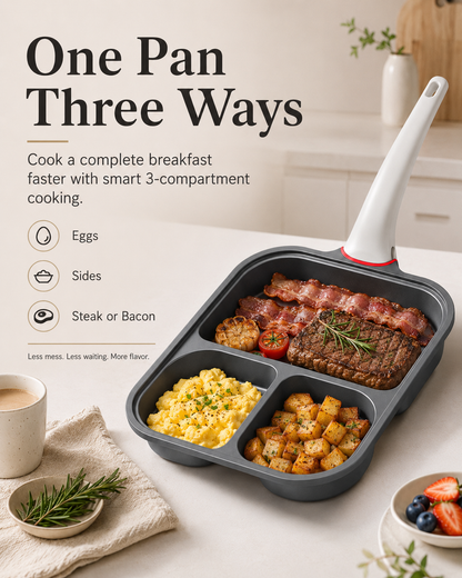 Pure titanium alloy, uncoated, 100% healthy and safe breakfast cooker – the top choice for your family's health.