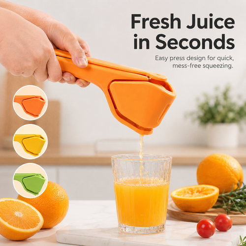 🍊 Manual Citrus Juicer Clip – Fresh Juice Squeezer for Lemon, Orange & Lime