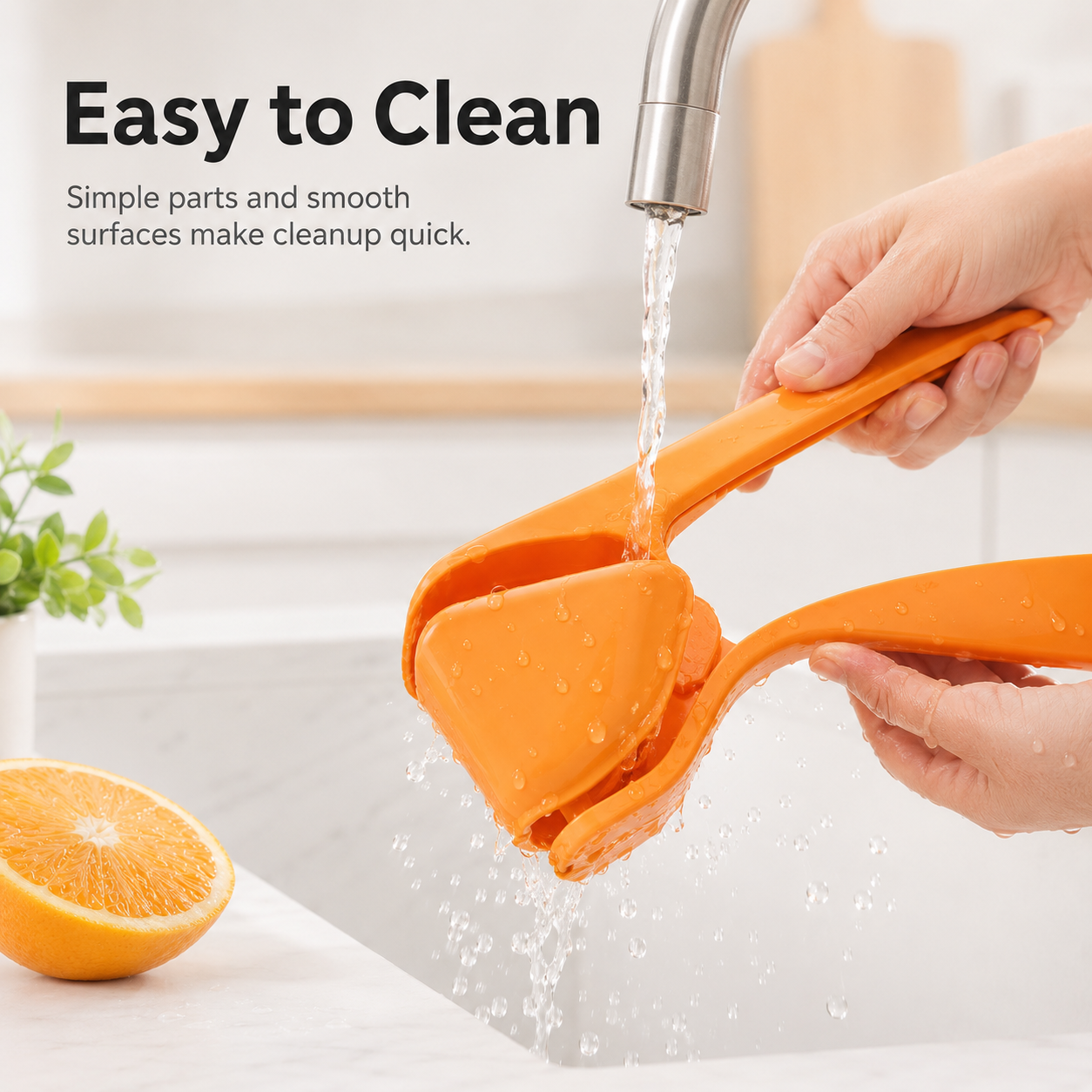 🍊 Manual Citrus Juicer Clip – Fresh Juice Squeezer for Lemon, Orange & Lime