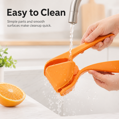 🍊 Manual Citrus Juicer Clip – Fresh Juice Squeezer for Lemon, Orange & Lime