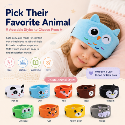 55％OFF SUMMER LIMITED⏳Skin-friendly and comfortable Bluetooth music headband for children