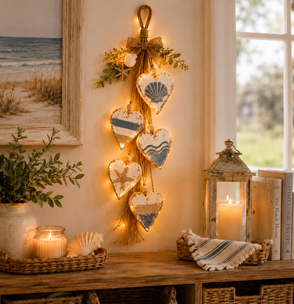 🍂🤎Hanging Heart Wall Decor