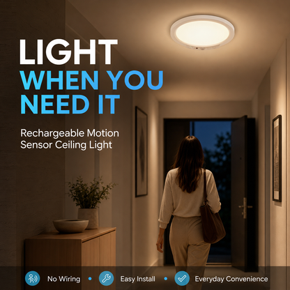 🔥Limited-Time 50% OFF – Rechargeable Motion Sensor Light | Ultra-Thin LED Lamp