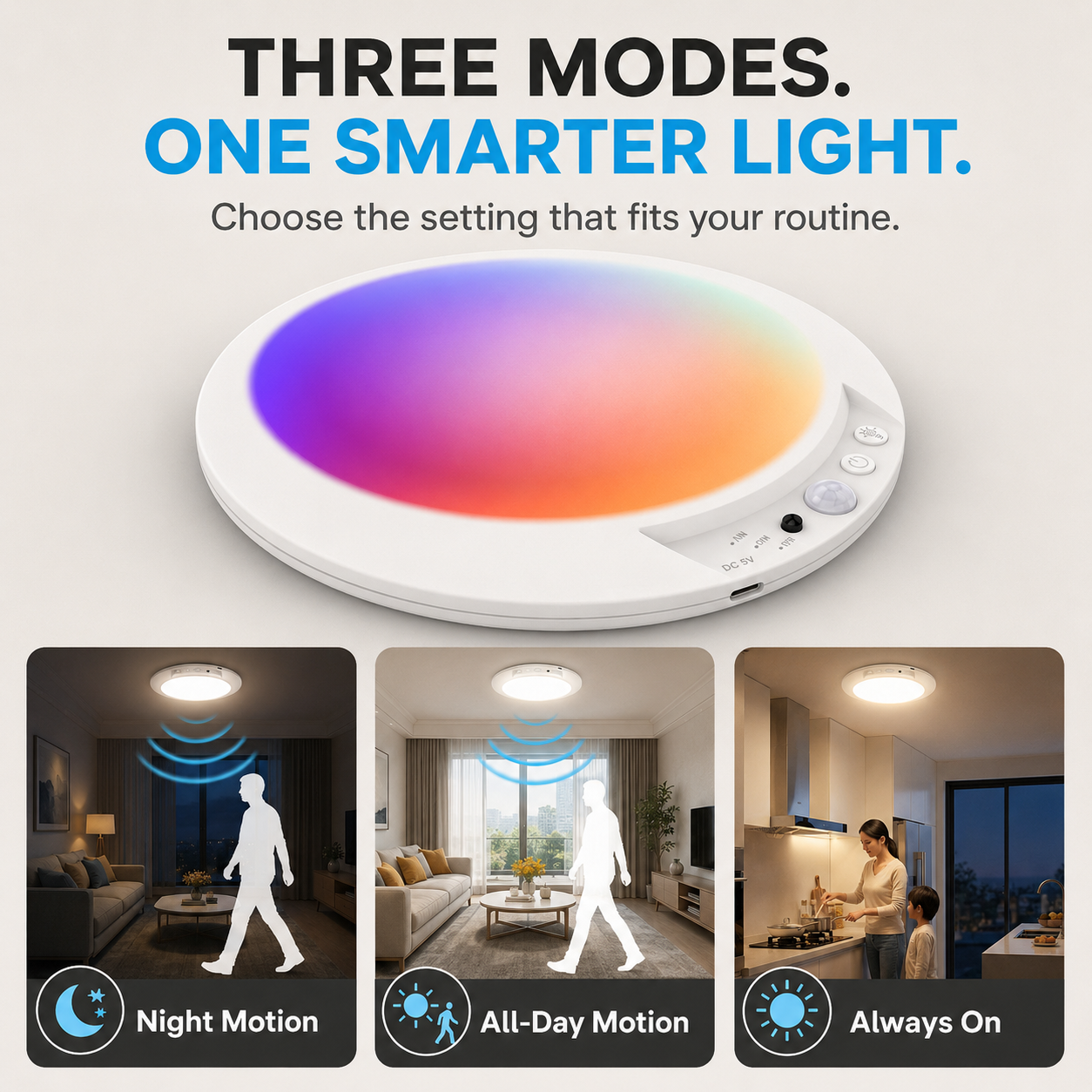 🔥Limited-Time 50% OFF – Rechargeable Motion Sensor Light | Ultra-Thin LED Lamp