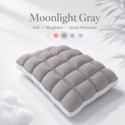 Cloud-Like Weighted Comfort Pillow – Soft Neck Support