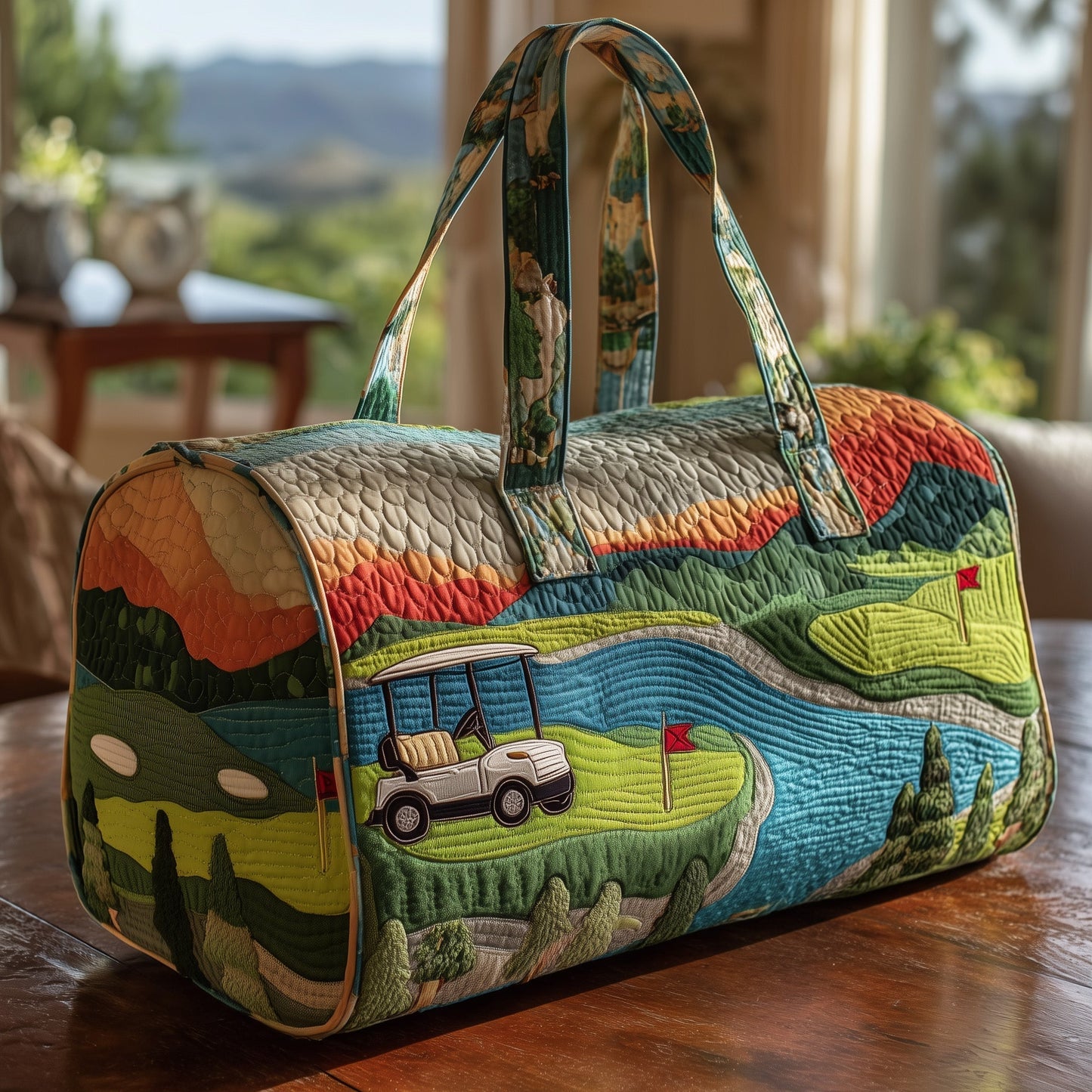 Golf Course Quilted Duffle Bag GFTOHD9817