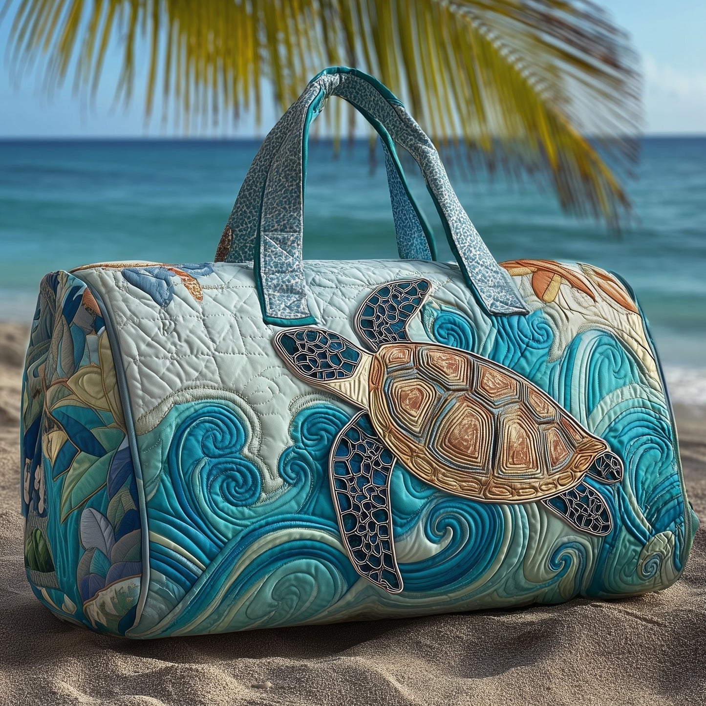 Turtle Quilted Duffle Bag GFTOMA3075
