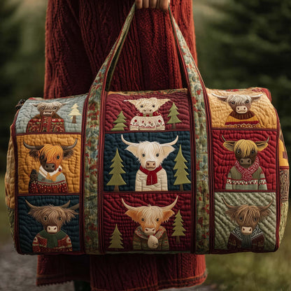 Farmstead Cow Quilted Duffle Bag GFTOMA7788