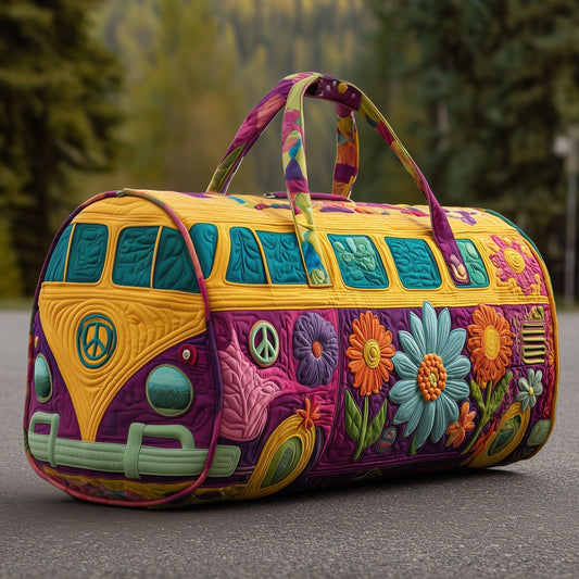 Hippie Van Quilted Duffle Bag GFTOYC44