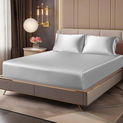 3-Piece Cooling Bed Sheet Set (2 Pillowcases + 1 Fitted Sheet)