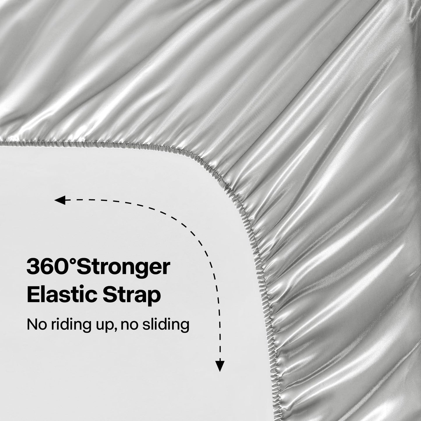 3-Piece Cooling Bed Sheet Set (2 Pillowcases + 1 Fitted Sheet)