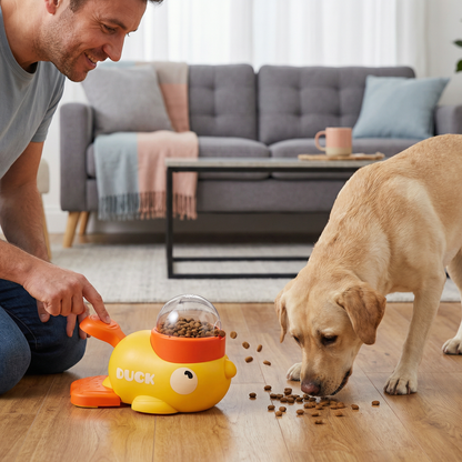 57%OFF⏳Summer Limited Edition🔥Interactive Pet Puzzle Feeder – Slow Feeding Duck Toy for Dogs & Cats