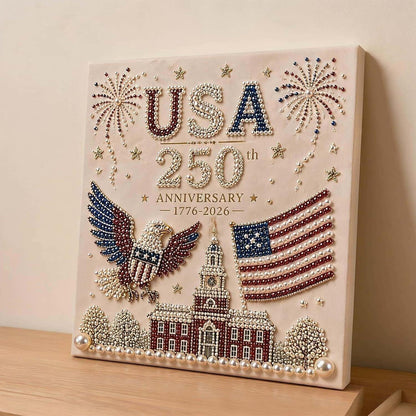 🎁Last Day 49% OFF-USA 250th Anniversary DIY Pearl Painting Kit ✨❤️‍🔥