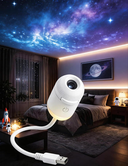 ✨Mini galaxy night light with color-changing & touch control