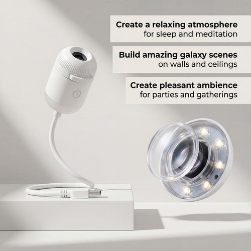 ✨Mini galaxy night light with color-changing & touch control