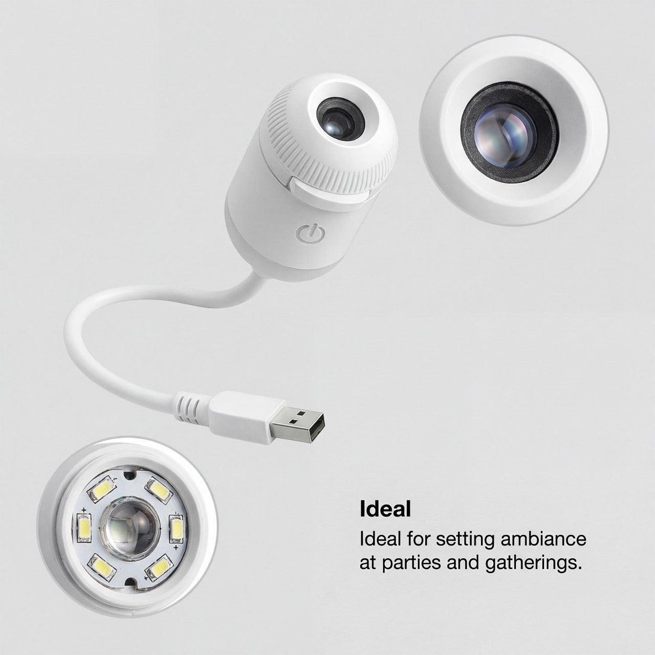 ✨Mini galaxy night light with color-changing & touch control