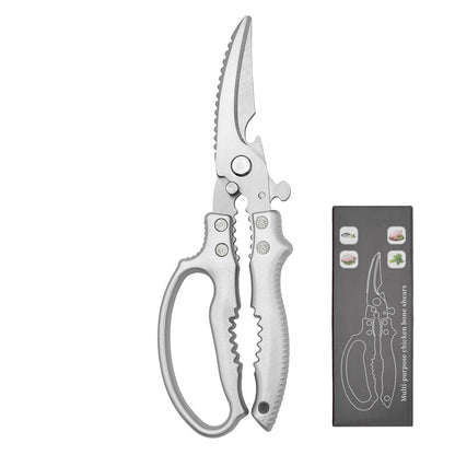 🔪Professional Heavy-Duty Kitchen Shears – Stainless Steel Poultry Scissors for Cutting Meat, Bone & Fish