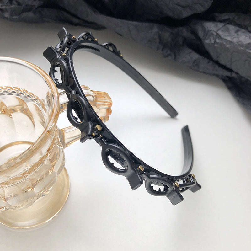 Non-Slip Styling Headband with Mini Hair Clips