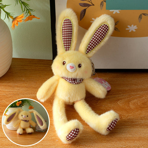 🎀Cute Fluffy Bunny Keychain Bag Charm