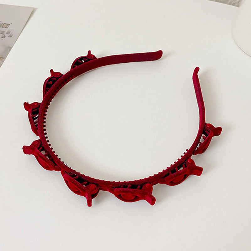 Non-Slip Styling Headband with Mini Hair Clips