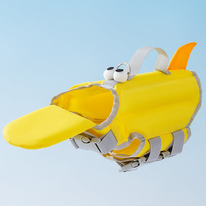 Cute Dog Life Jacket with Chin Float & Rescue Handle