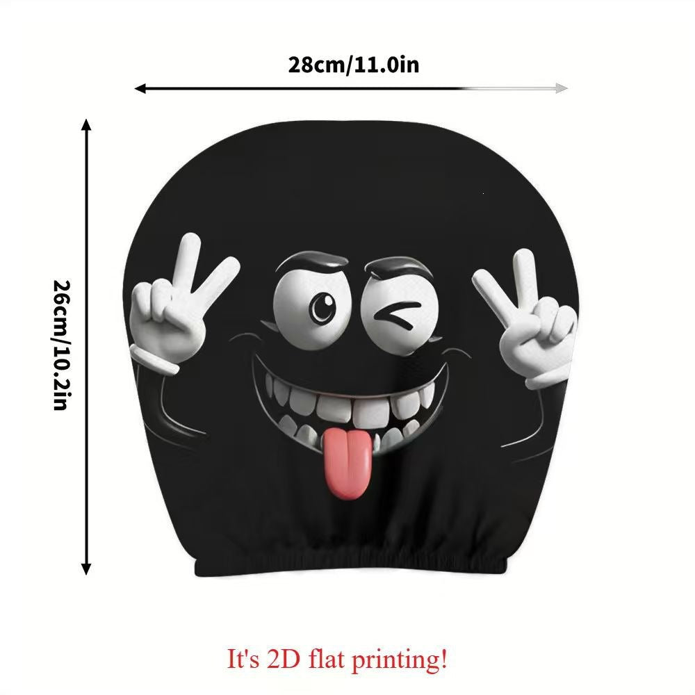 2026 Funny Halloween Car Headrest Covers – 13 Styles
