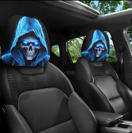 2026 Funny Halloween Car Headrest Covers – 13 Styles