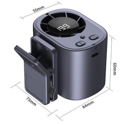 🔥8400+ sold🌀Car Clip Fan with 360° Rotation & USB Rechargeable