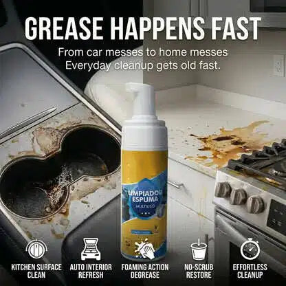 Super Cleaner，Effective Car Interior Cleaner🔥BUY 2 GET 1 FREE🔥