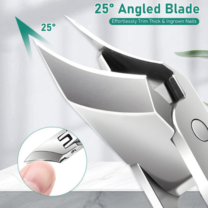 🔥 Premium 3-Piece Eagle Beak Nail Clipper Set