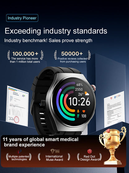 ❤️Smart Fitness AI Watch with Bluetooth Calling & Daily Activity Tracking