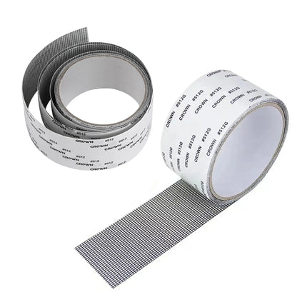Window Screen Repair Tape - Durable Fiberglass Mesh 2" x 157.5"