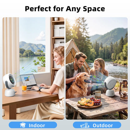 🔥3500+ sold🌀Breeze Follows You Smart Fan with Auto-Tracking & 200 Speeds