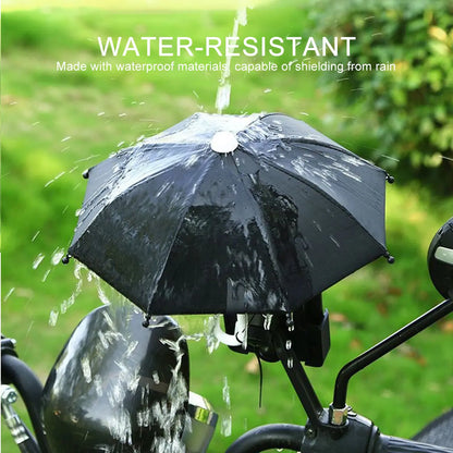 Protection Phone Umbrella for Sun Universal Adjustable Piggy Suction Cup Phone Stand with Sun Shade Cover
