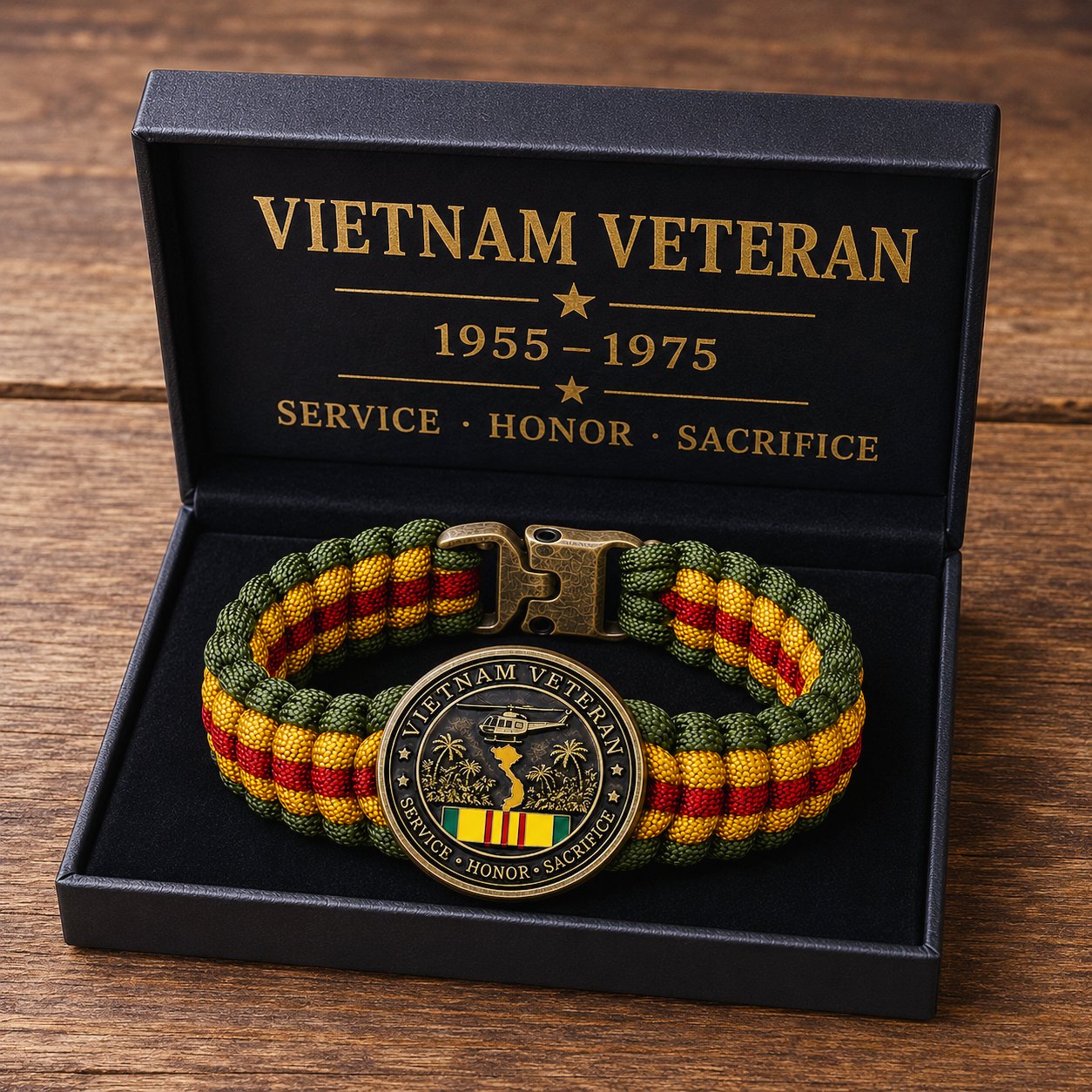 🏆Last Day Promo: 49% OFF 🎖️Survival Paracord Bracelet Honoring Vietnam Veterans