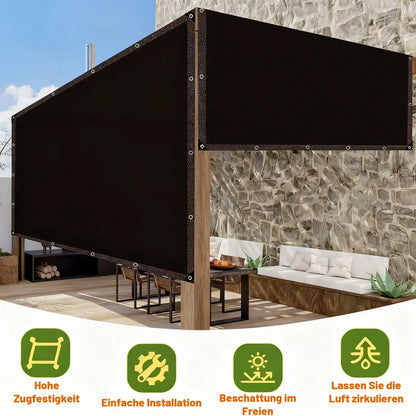 🎁Summer Hot Sales🎁90% Blackout Cloth -UV-Resistant Shade Net with Reinforced Rivets, Suitable for Outdoor Adventures / Camping / Garden / Patio / Greenhouse.