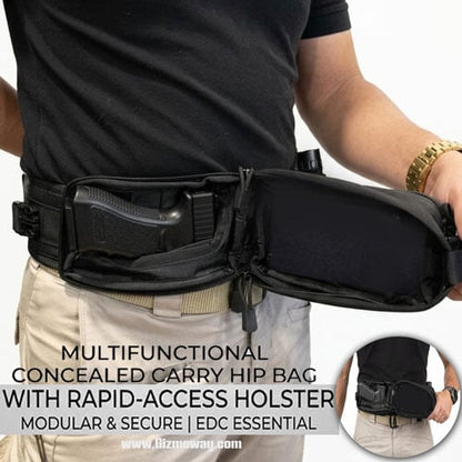 🎁Last Day 49% OFF🔥Multifunctional Concealed Carry Hip Bag with Rapid-Access Holster