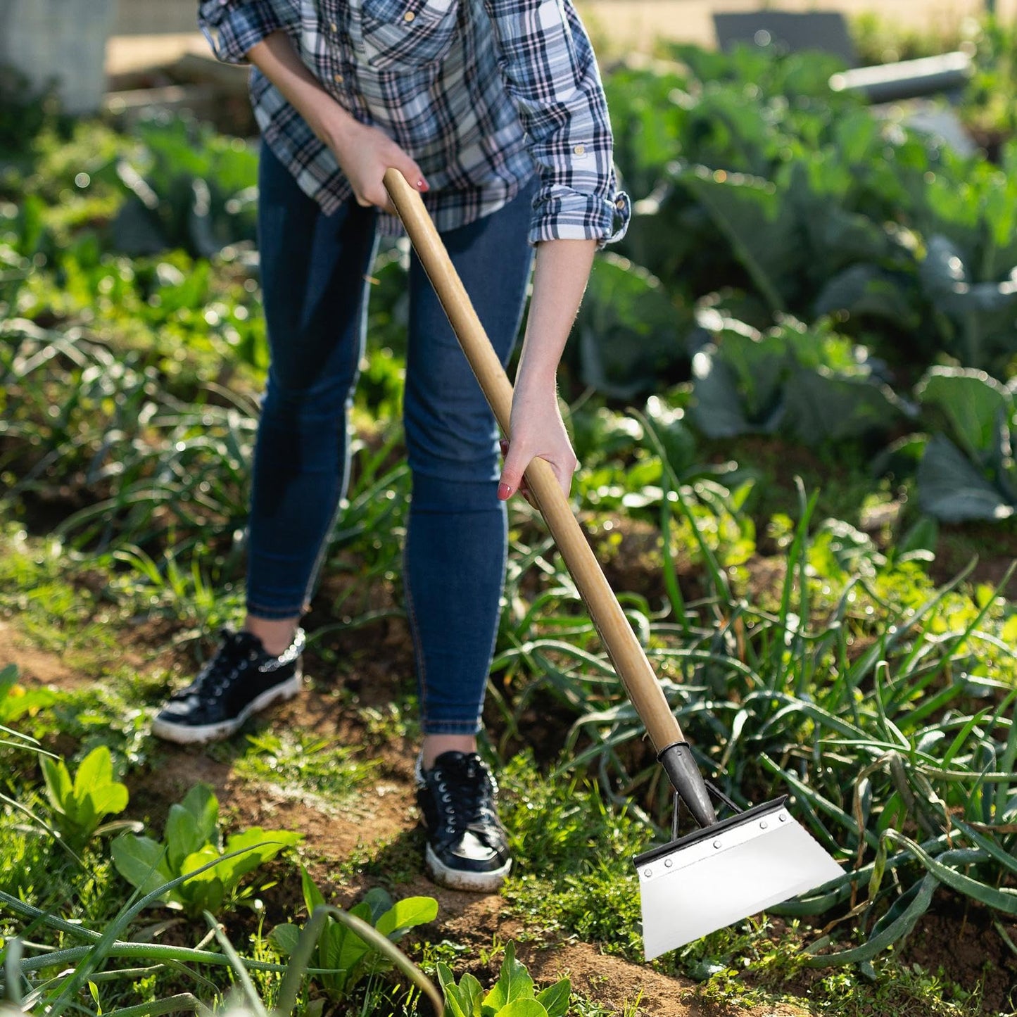 🔥Last Day Sale 50% OFF🔥Flat shovel with scraper function, garden tool for heavy work