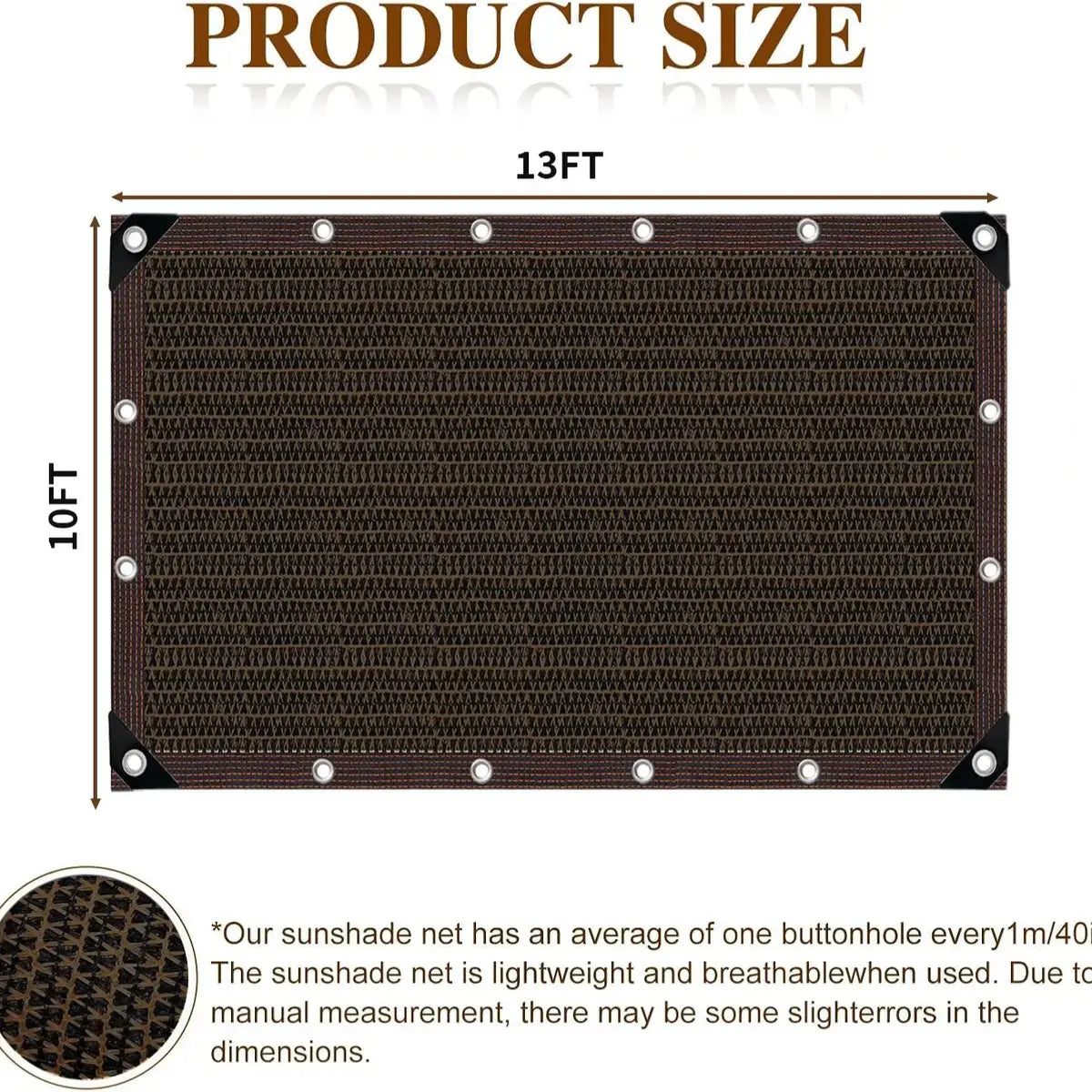 🎁Summer Hot Sales🎁90% Blackout Cloth -UV-Resistant Shade Net with Reinforced Rivets, Suitable for Outdoor Adventures / Camping / Garden / Patio / Greenhouse.