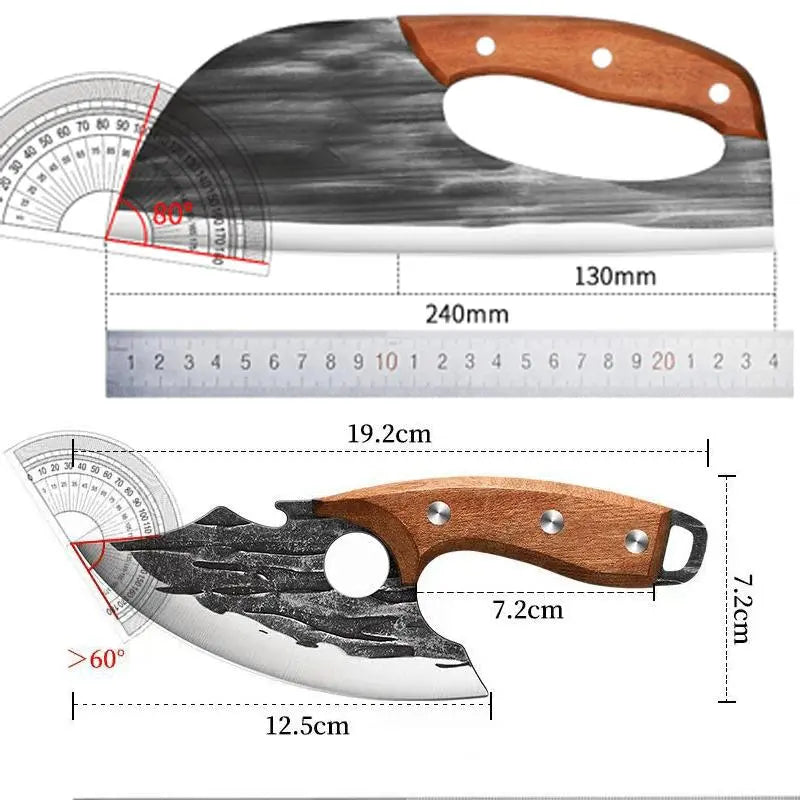 50％OFF⏳Summer Limited Edition 🔥Buy 1 Get 1 Free 🔥Forged Kitchen Knife Set - Sharp Durable Meat Cleaver Chef Knife
