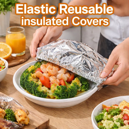 🔥Hot Sale Aluminum Foil Heat Shield Covers – No Plastic 🥘