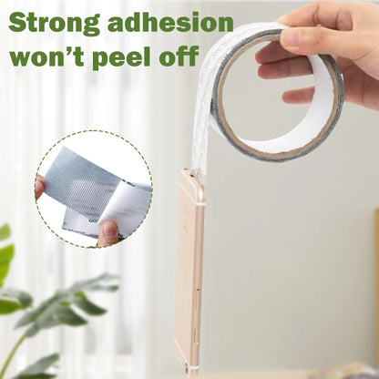 Window Screen Repair Tape - Durable Fiberglass Mesh 2" x 157.5"