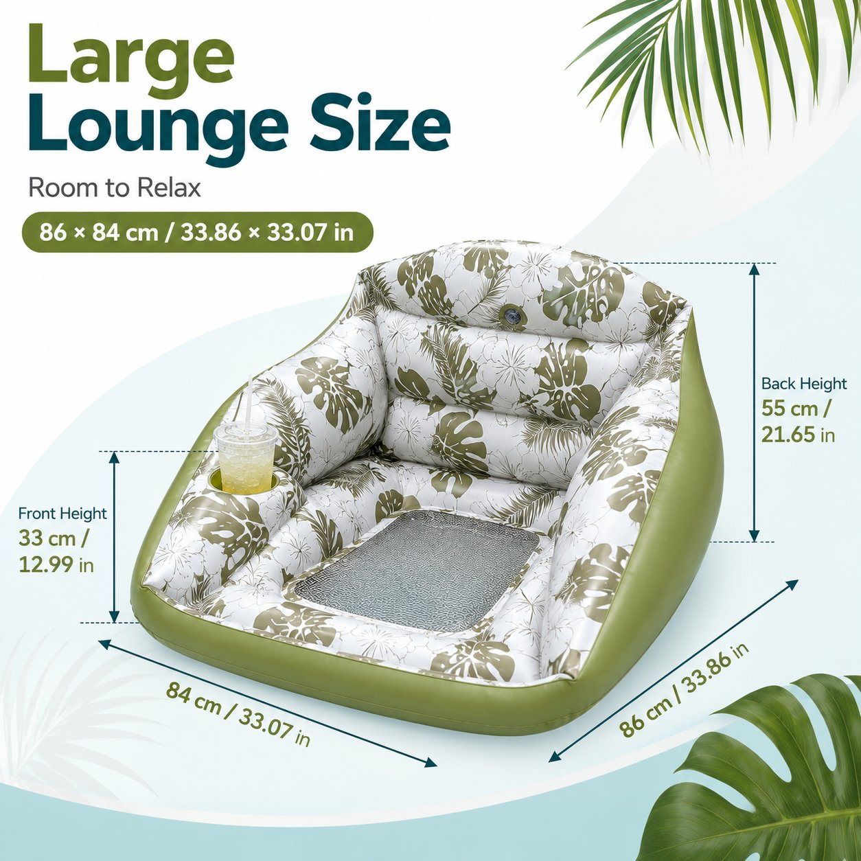 🌊Last day 50% OFF🛋️ 3-in-1 Inflatable Pool Lounge Sofa