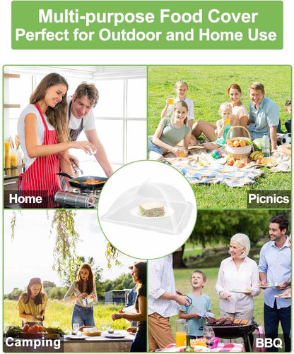 🔥Buy 1 Get 1 Free🔥Large Food Cover,17"x17",Pop-Up Umbrella Screen Tents