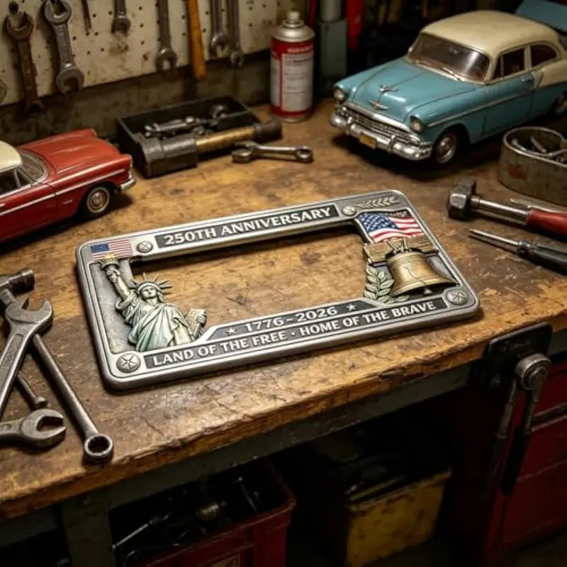 🔥 250th Anniversary Commemorative License Plate Frame🗽